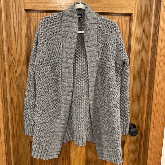 Patagonia Sweaters - Patagonia Off Country Chunky Knit Cardigan Gray L